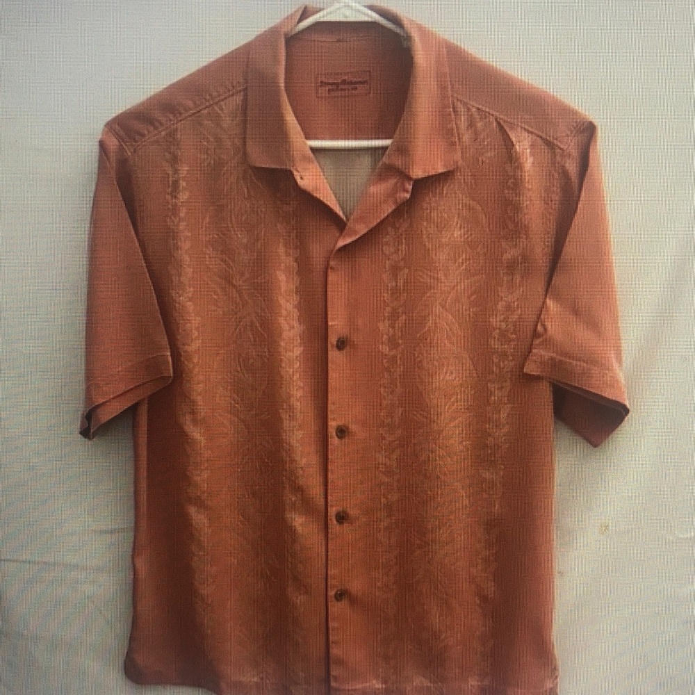 Men's Brown Short Sleeve Shirt
